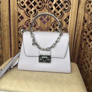 Serena small pebbled leather satchel - Michael Kors